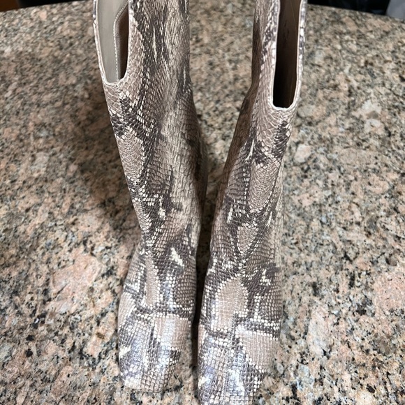 Sam Edelman Womens Lolita Leather Square Toe Boots - Picture 2 of 3